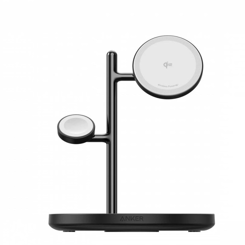 Anker MagGo 3in1 Wireless Netzladegerät, 25W, 1.67A, Schwarz B25M3311