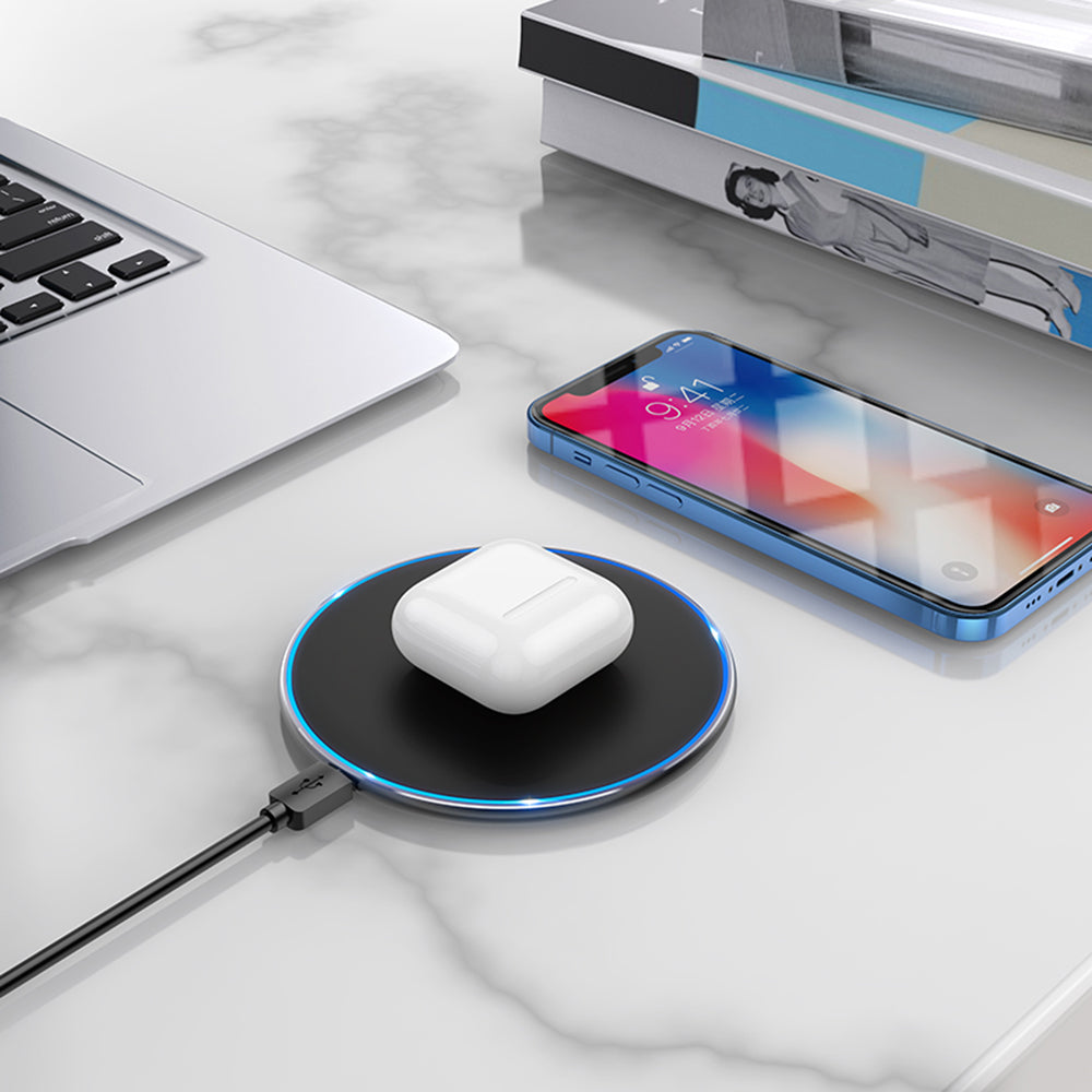 Drahtlos-Netzladegerät Borofone BQ3 Pro, 15W, 1.67A, Schwarz