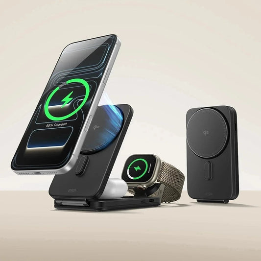 ESR CryoBoost 3in1 Wireless-Netzladegerät, 25W, Schwarz