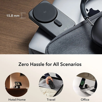 ESR CryoBoost 3in1 Wireless-Netzladegerät, 25W, Schwarz
