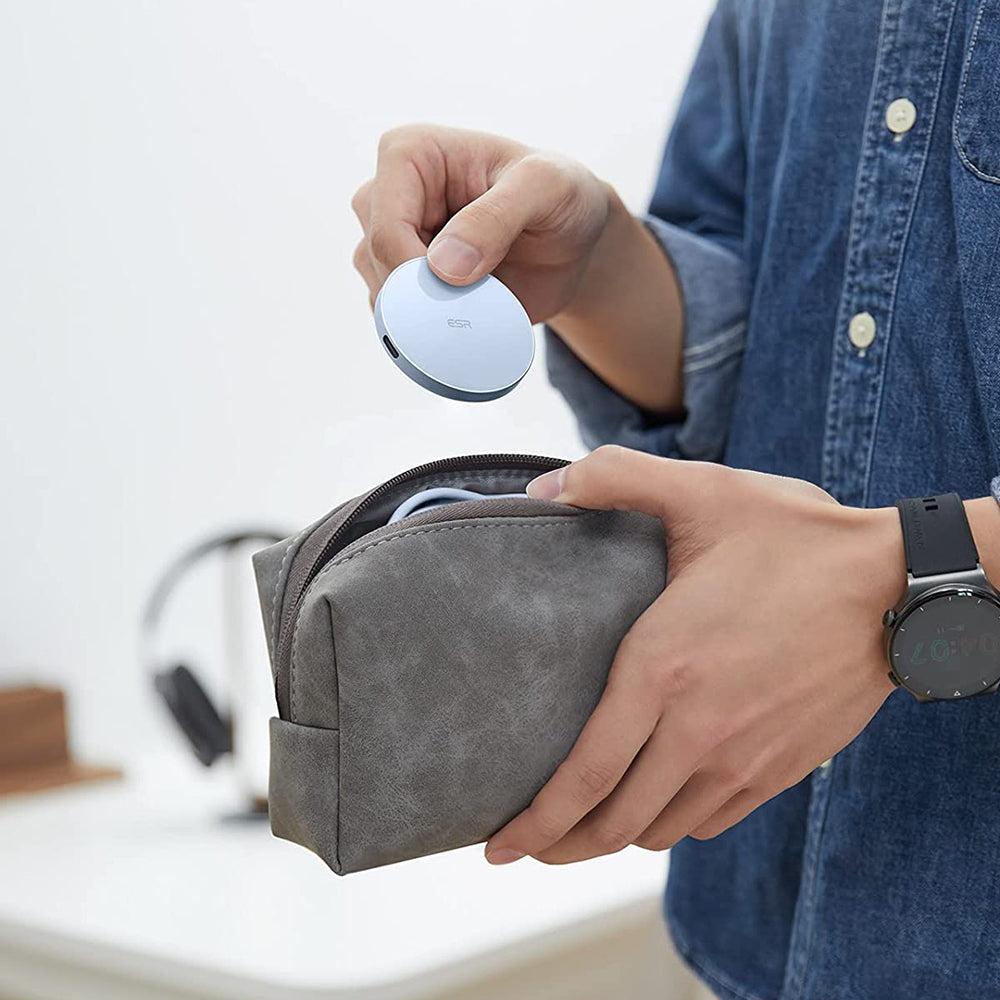 Wireless-Netzladegerät ESR HaloLock, 15W, 1.67A, Blau