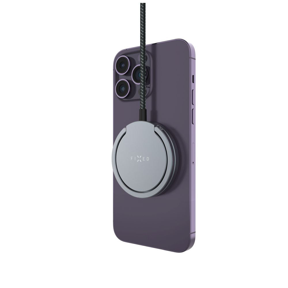 Wireless-Netzladegerät Fixed Ring, 15W, 1.67A, Grau