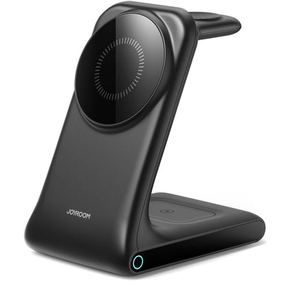 Drahtloses Netzladegerät Joyroom JR-W15 3in1, 15W, 1.67A, Schwarz