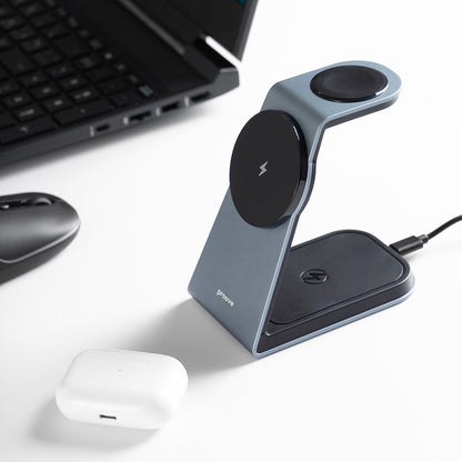Wireless Netzladegerät Proove Omni Power 3in1, 15W, 1.67A, Grau WSOP15020003