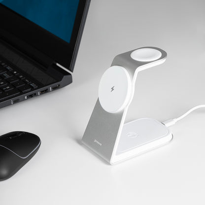 Wireless Netzladegerät Proove Omni Power 3in1, 15W, 1.67A, Grau WSOP15020003