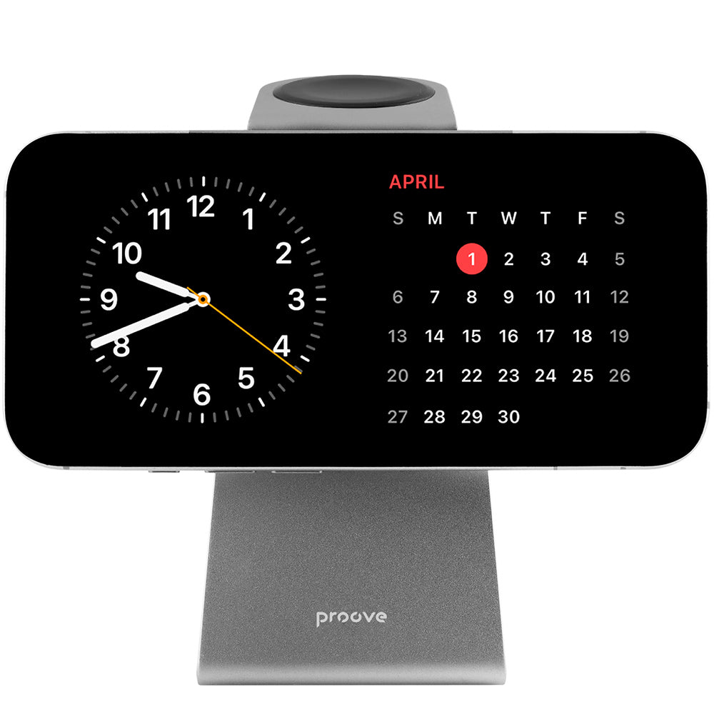 Wireless Netzladegerät Proove Omni Power 3in1, 15W, 1.67A, Grau WSOP15020003