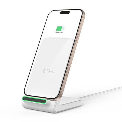 Tech-Protect Wireless Network Charger QI15W-A40, 15 W, 1,67 A, Weiß