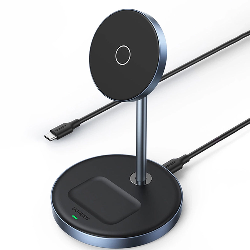 UGREEN CD317 2in1 Wireless Netzladegerät, 20W, 1.67A, Schwarz
