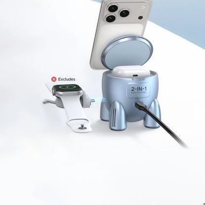 UGREEN W713 2in1 Wireless Netzladegerät, 25W, Blau