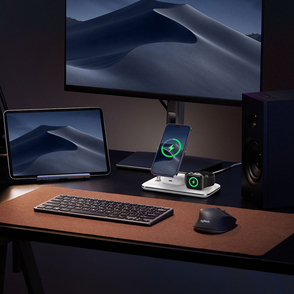 UGREEN CD278 3in1 Wireless Netzladegerät, 25W, 1.67A, Weiß