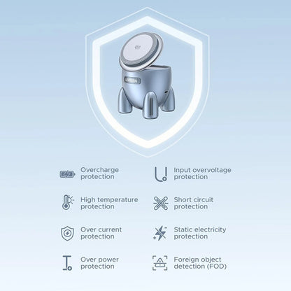 UGREEN W713 2in1 Wireless Netzladegerät, 25W, Blau