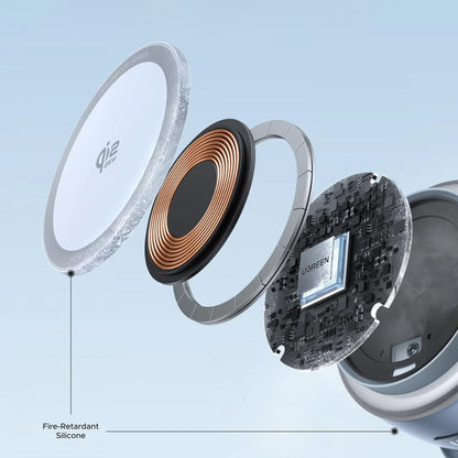 UGREEN W713 2in1 Wireless Netzladegerät, 25W, Blau