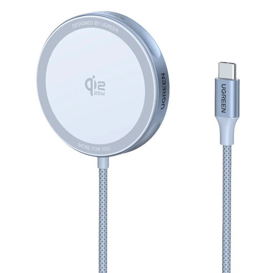 UGREEN MagFlow Wireless Netzladegerät, 25W, Blau