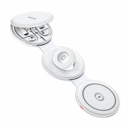Wireless Netzladegerät Yesido DS29 5in1, 15W, 1.67A, Weiß