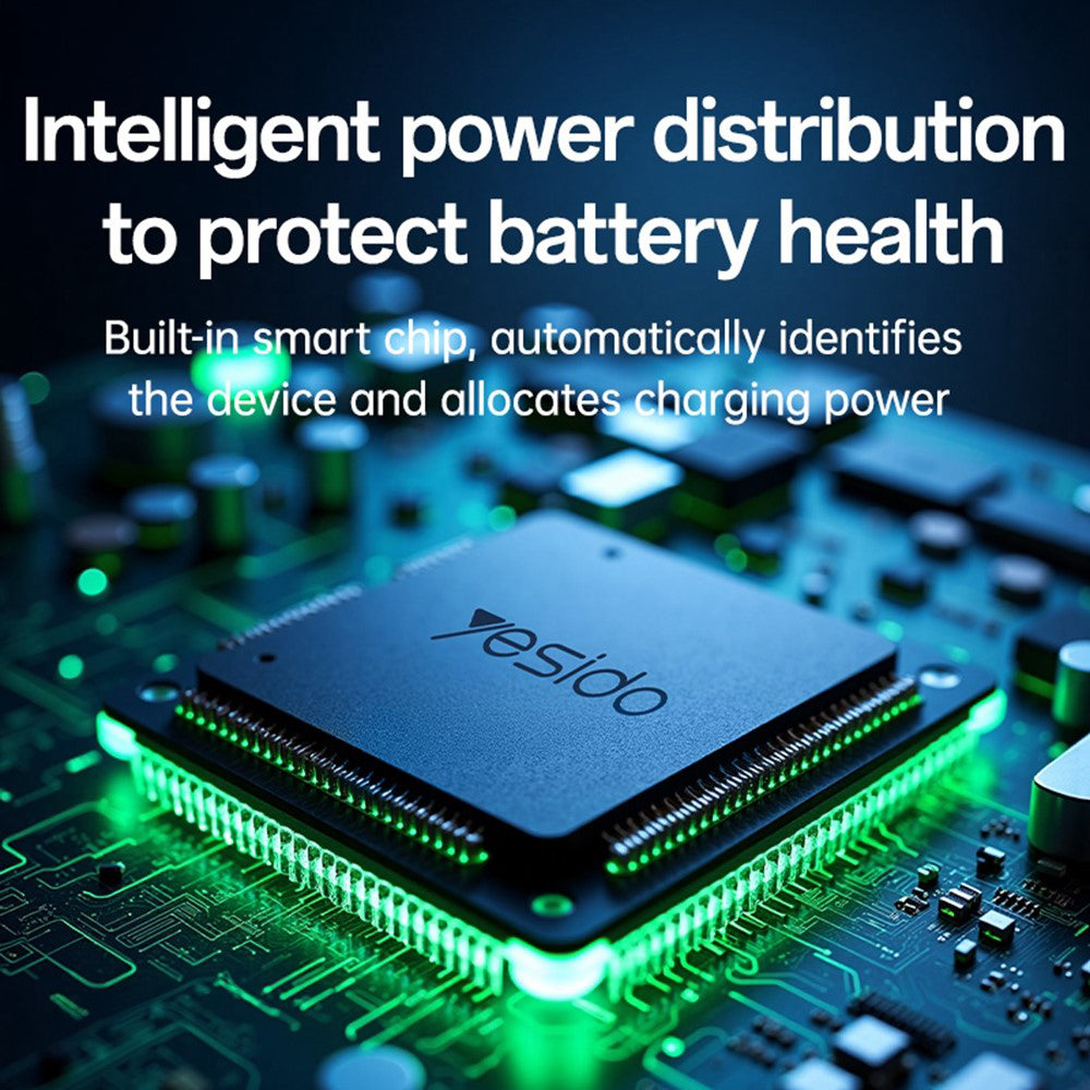 Wireless Netzladegerät Yesido DS29 5in1, 15W, 1.67A, Weiß