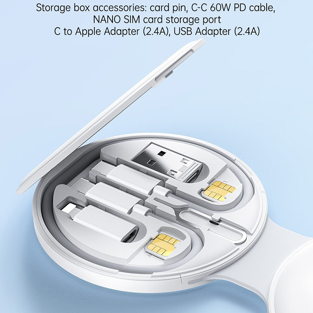Wireless Netzladegerät Yesido DS29 5in1, 15W, 1.67A, Weiß