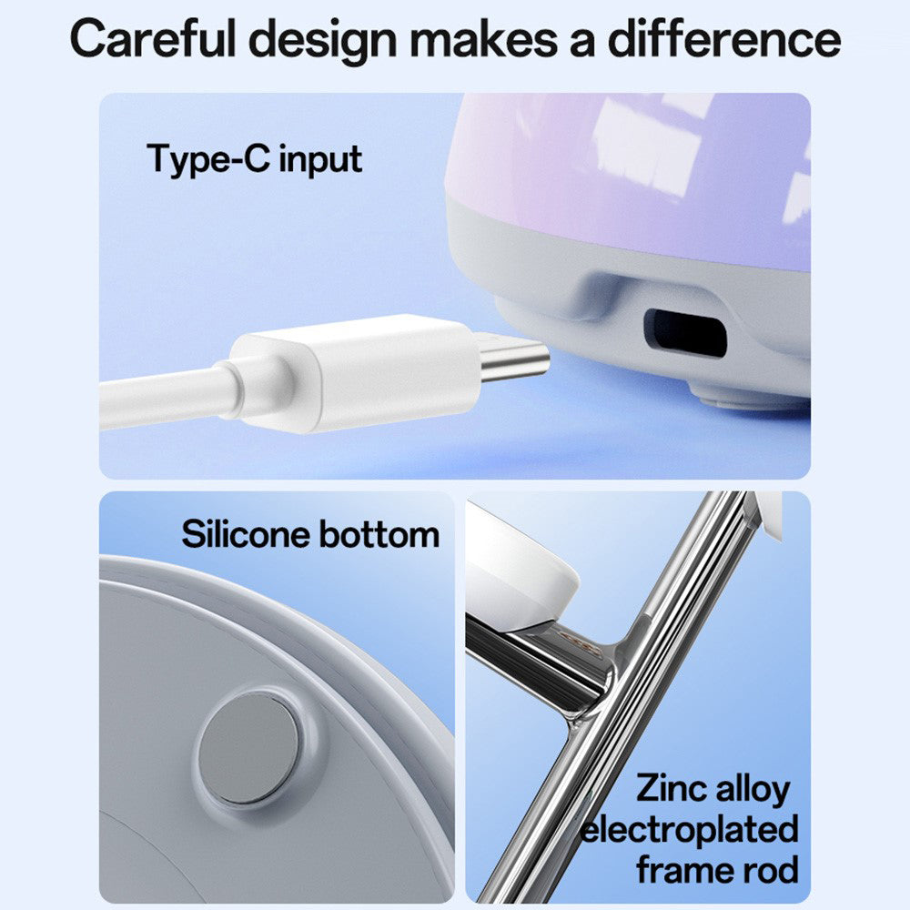 Yesido DS31 3in1 Wireless Network Charger, 15W, 1.67A, White