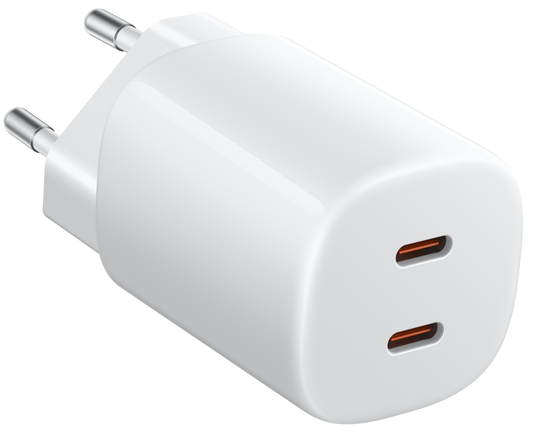 Xiaomi Nano Turbo Netzladegerät, 45W, 3A, 2 x USB-C, Weiß BHR087OEU