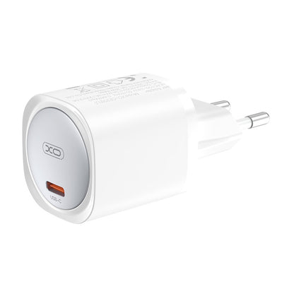 Netzwerkladegerät XO Design CE20, 30 W, 3 A, 1 x USB-C, Weiß