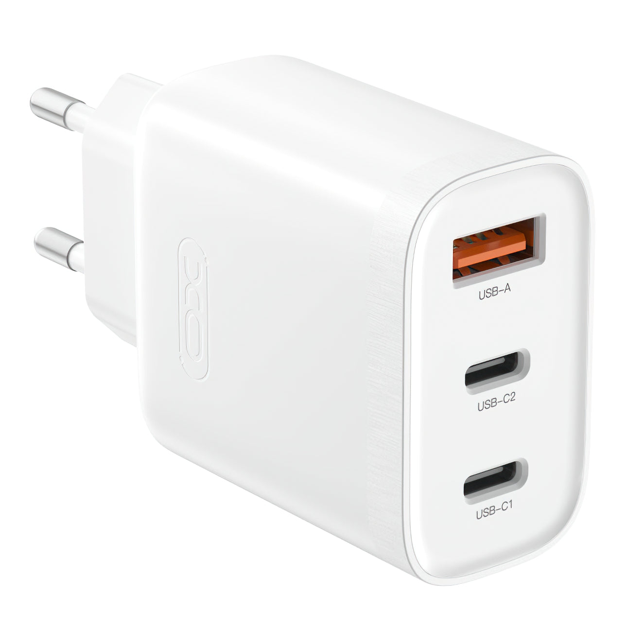 Netzwerkladegerät XO Design L117, 45 W, 3 A, 1 x USB-A – 2 x USB-C, Weiß