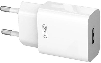 Netzladegerät XO Design L99, 12W, 2.4A, 1 x USB-A, Weiß