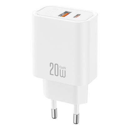 Netzteil XO Design CE40, 20W, 3A, 1 x USB-A - 1 x USB-C, Weiß