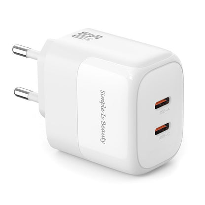 Netzwerkladegerät XO Design L140, 35 W, 3 A, 2 x USB-C, Weiß