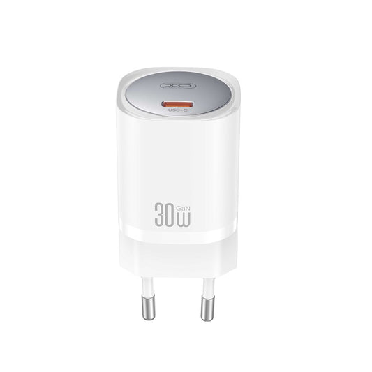 Netzwerkladegerät XO Design CE20, 30 W, 3 A, 1 x USB-C, Weiß