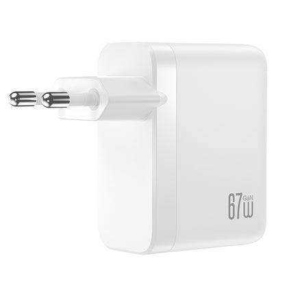 Netzteil XO Design CE39, 67W, 3A, 1 x USB-A - 3 x USB-C, Weiß