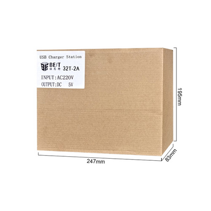 Ladestation Best 32T-2A, 2A, 32 x USB-A, Weiß