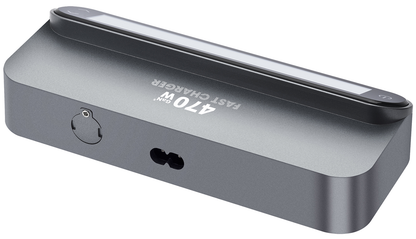 Station Charger With USB-C Cable OEM LCD470W, 470W, 5A, 2 x USB-A - 3 x USB-C, Gray