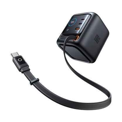 Ladestation mit USB-C-Kabel Mcdodo FreeGo CH-1391 Display, 100W, 5A, 1 x USB-A - 2 x USB-C, Schwarz