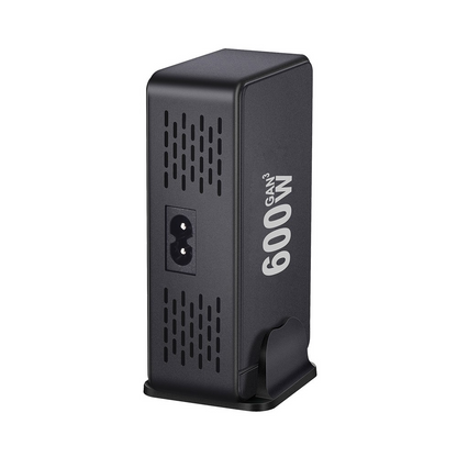 OEM Ladestation Ladegerät, 600W, 4 x USB-A - 4 x USB-C, Schwarz