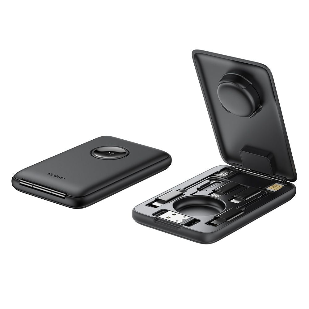 Drahtloses Ladegerät McDodo CH-2440 8in1 für Apple Watch Series, Schwarz