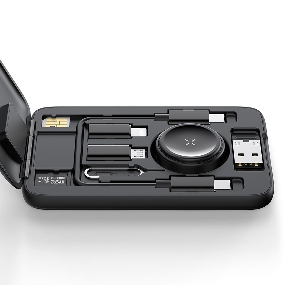 Drahtloses Ladegerät McDodo CH-2440 8in1 für Apple Watch Series, Schwarz