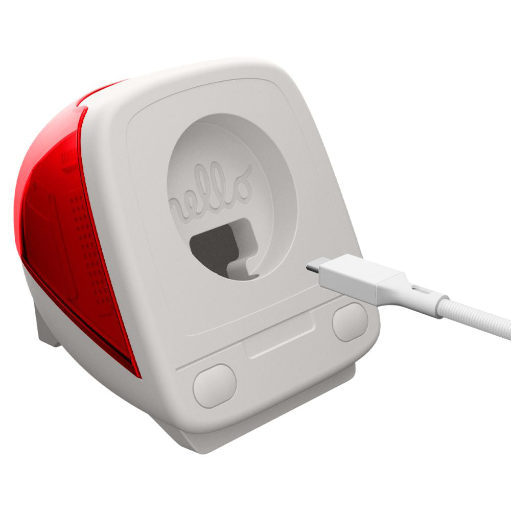 Spigen C1 Classic Halterung für Apple Watch Series Wireless-Ladegerät, Rot