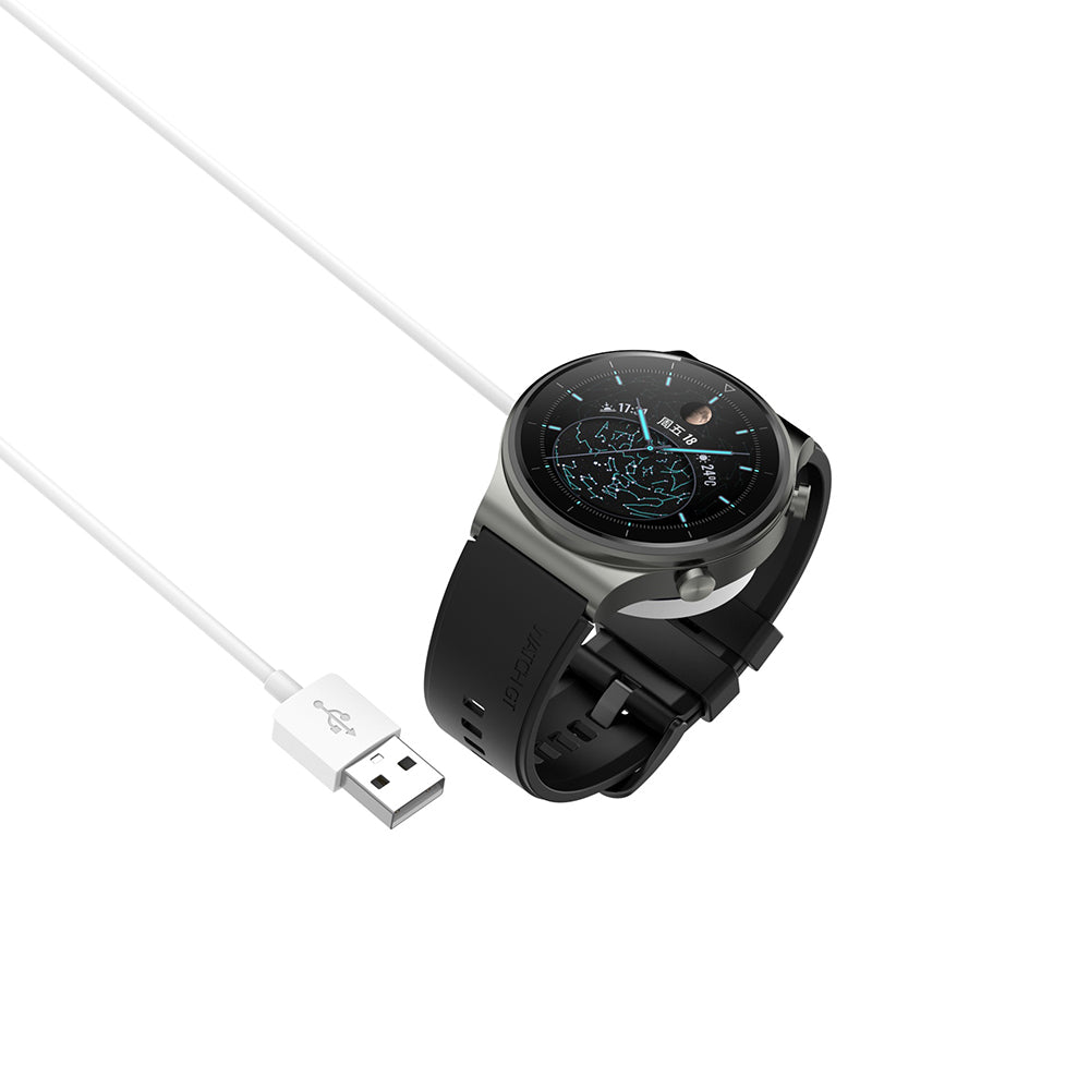 Wireless-Ladegerät Techsuit THC1 für Huawei Watch Series, USB-A, Weiß