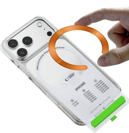 Metallsticker Tech-Protect MMP-210, Set 2 Stück, Schwarz Orange