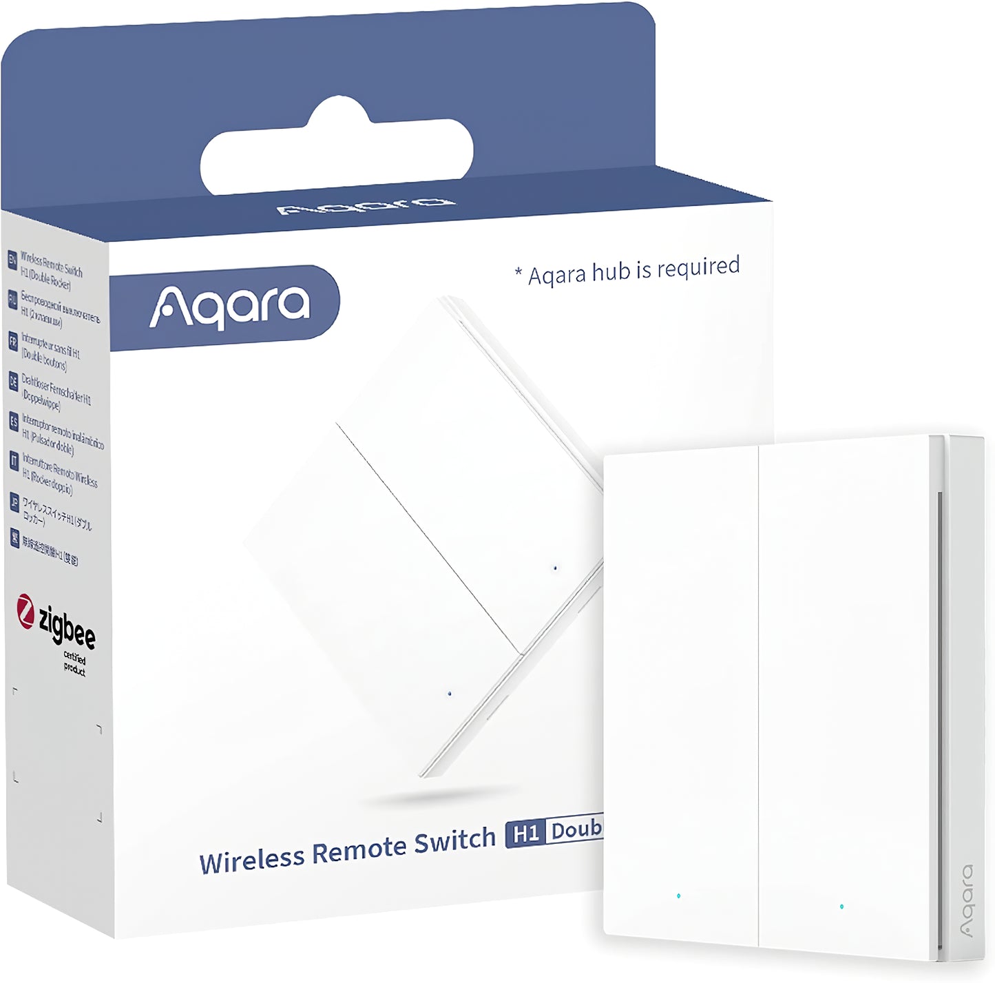 AQARA H1-Schalter (Doppelwippe), WLAN