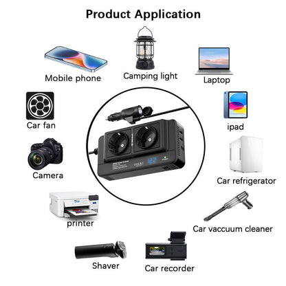 Auto-Elektroinverter Techsuit PowerDriveX, 200W