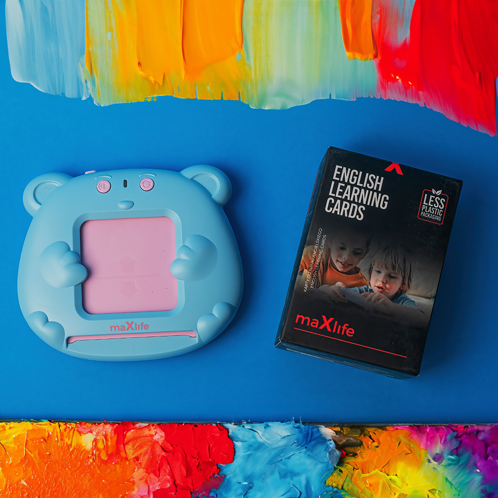 MaXlife MXLD-100 Lernspielzeug zum Englischlernen, Blau