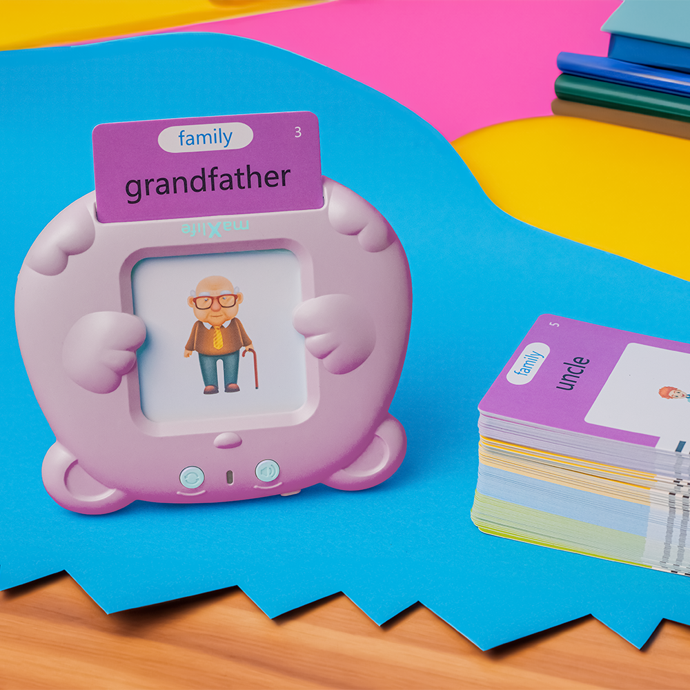 MaXlife MXLD-100 Lernspielzeug zum Englischlernen, Rosa