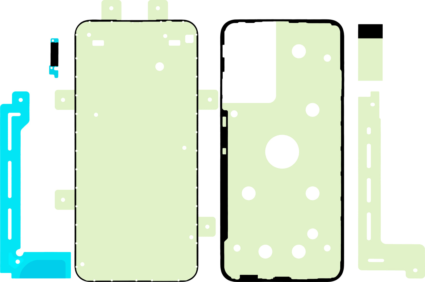 Klebeset Display Samsung Galaxy A34 A346, Service Pack GH82-31515A