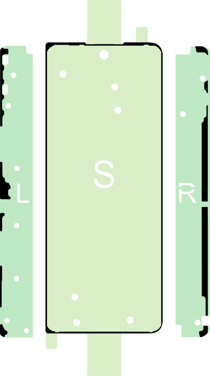 Klebeset Display Samsung Galaxy Z Fold4 F936, Sub Outer, Service Pack GH82-29454A