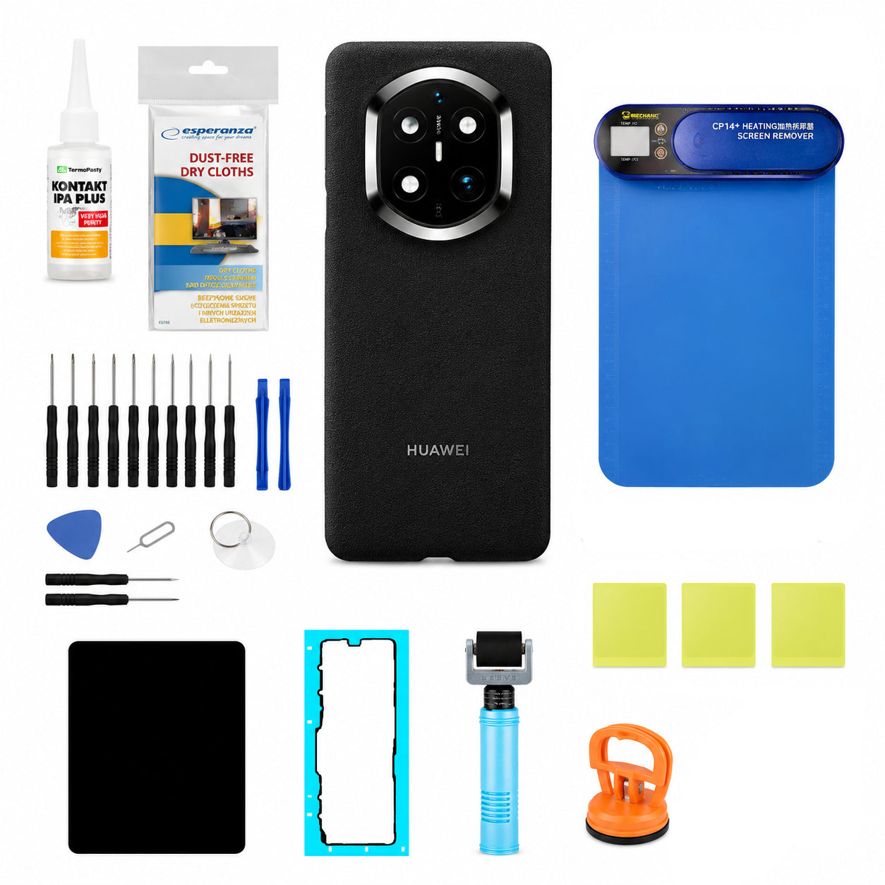 Huawei Mate X7 Black Battery Cover Kit Service Pack and Dedicated Service Tools