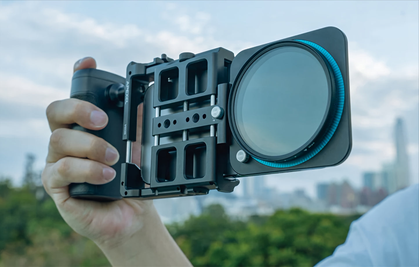 Apexel Vlogging-Kit für Telefon, Schwarz APL-VG05CH