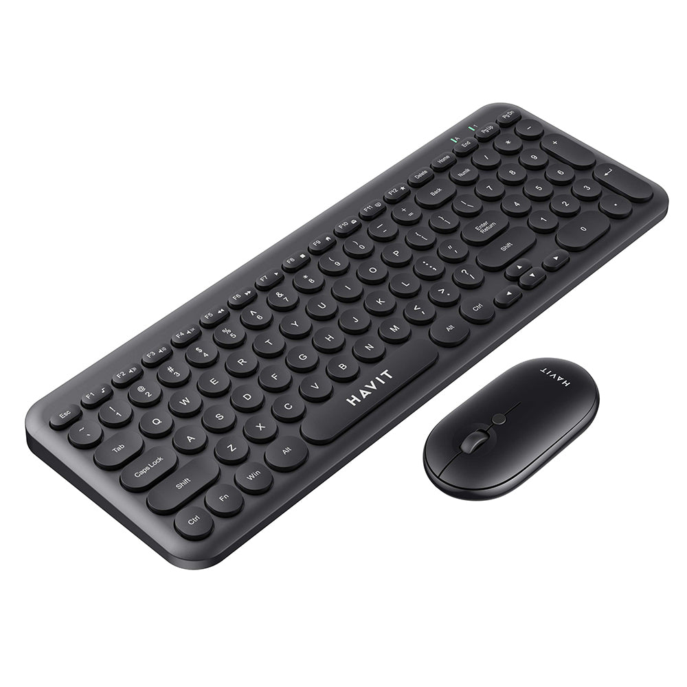 Kit Tastatur und Maus Wireless HAVIT, Schwarz