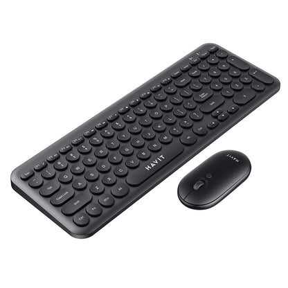 Kit Tastatur und Maus Wireless HAVIT, Schwarz