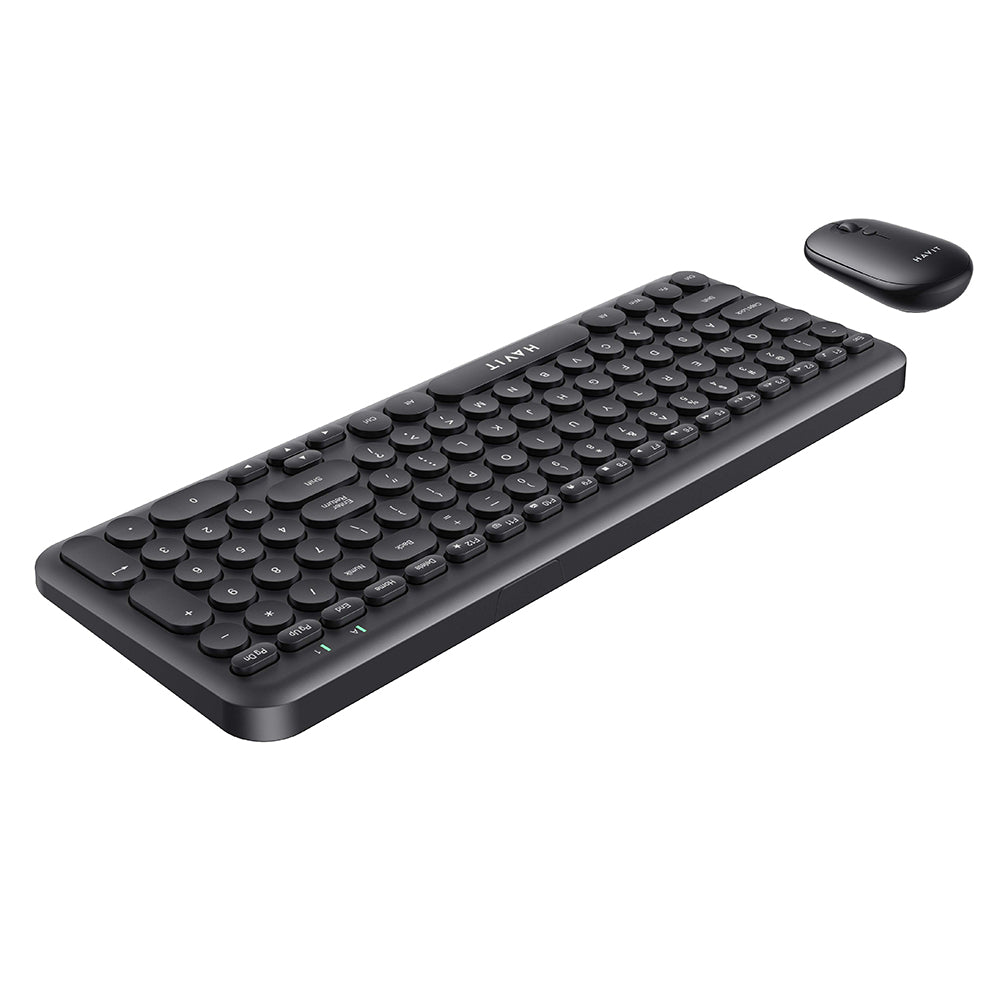 Kit Tastatur und Maus Wireless HAVIT, Schwarz