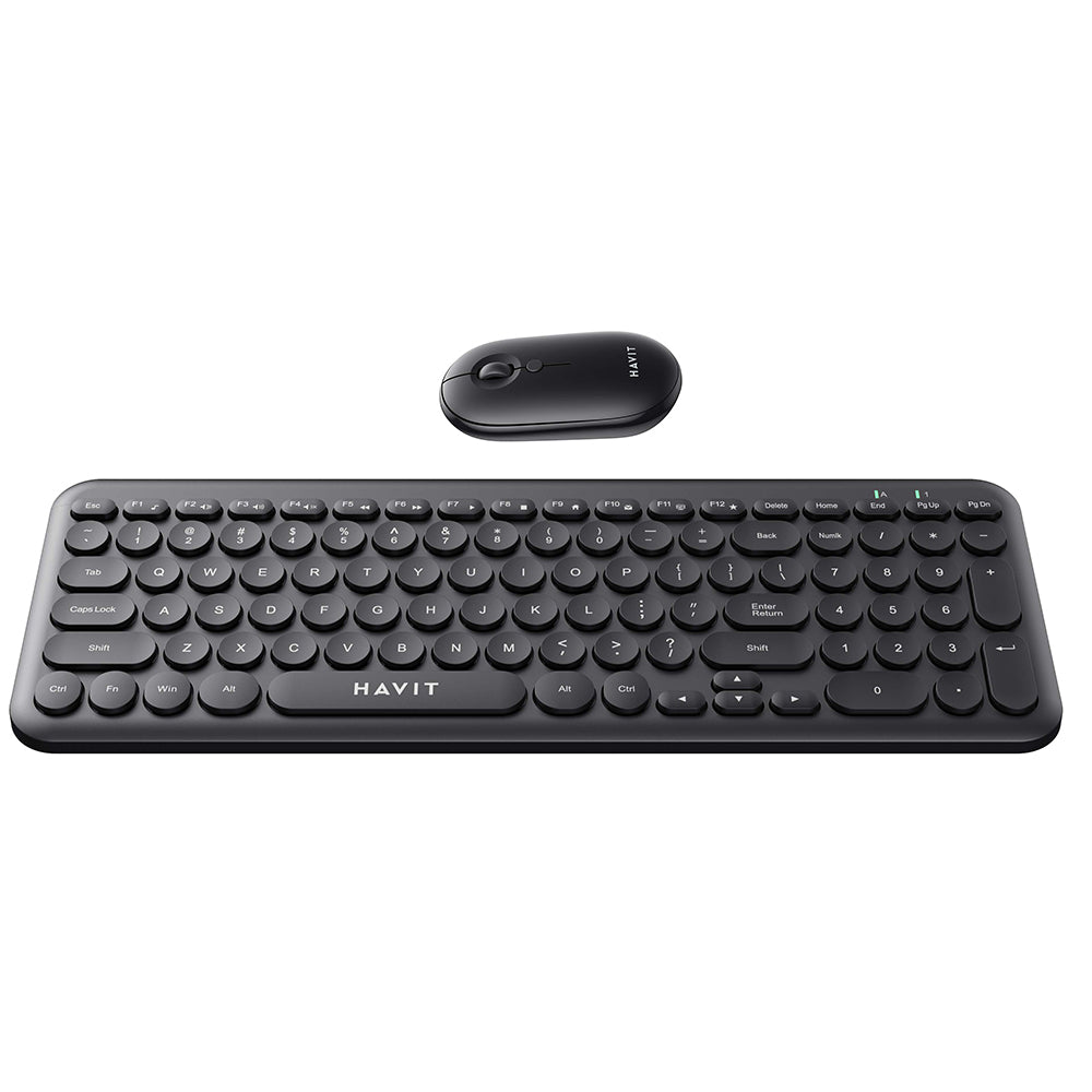 Kit Tastatur und Maus Wireless HAVIT, Schwarz